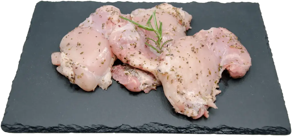 Cosce aromatizzate di pollo / 10€kg