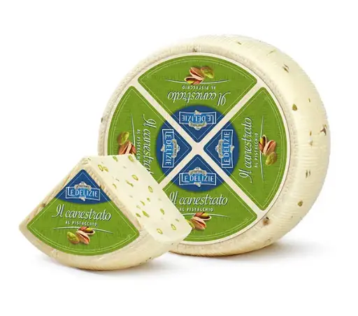 Formaggio canestrato al pistacchio