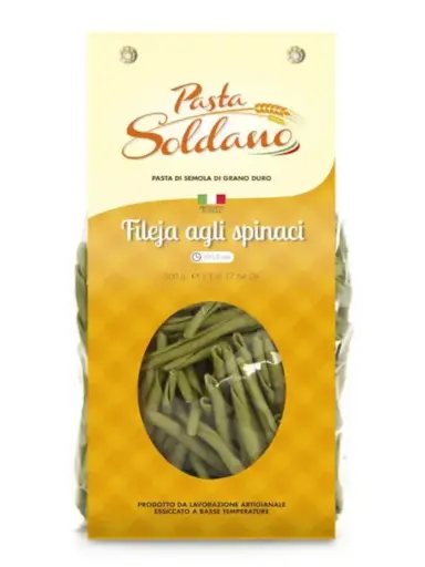 Fileja agli spinaci